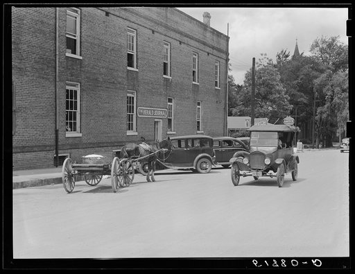 General scene, main street. Greensboro, Georgia
