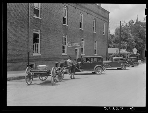 Untitled photo, possibly related to: General scene, main street. Greensboro, Georgia