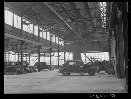 Untitled photo, possibly related to: Interior, FSA (Farm Security Administration) warehouse depot. Atlanta, Georgia