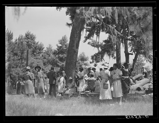 Untitled photo, possibly related to: Negro picnic at Beaufort, South Carolina. July fourth