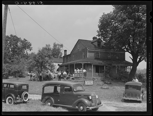 Public auction at farm near York, Pennsylvania
