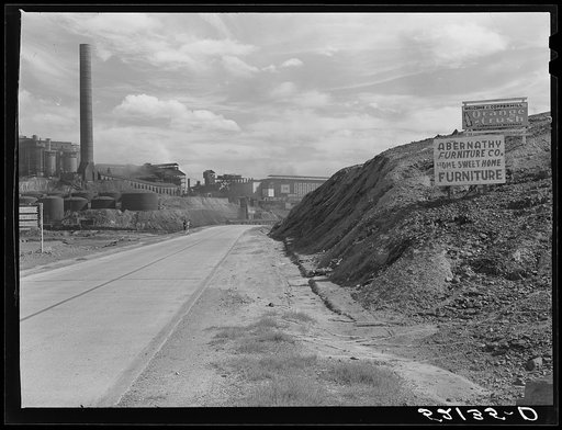 Copper mining and sulfuric acid plant. Copperhill, Tennessee