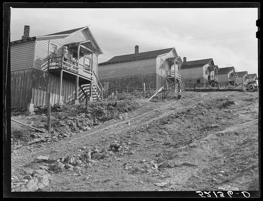 Copper miners' homes. Copperhill, Tennessee