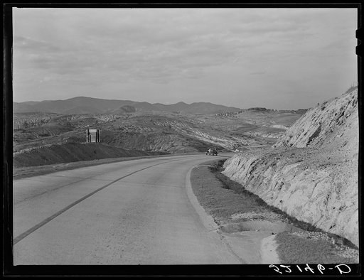 Untitled photo, possibly related to:Copper mining section between Ducktown and Copper Hill, Tennessee. Fumes from smelting copper for sulphuric acid have destroyed all vegetation and eroded the land
