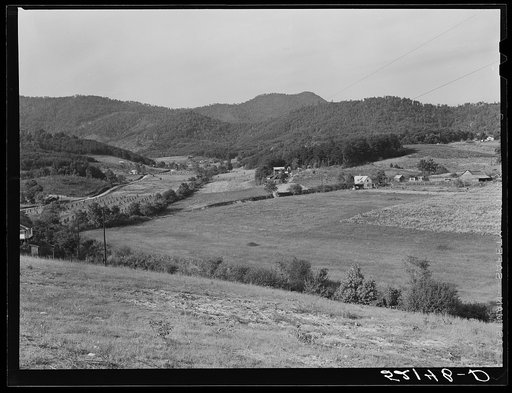 General landscape near Asheville, North Carolina