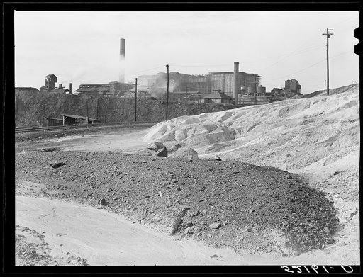 Copper mining and sulphuric acid plant. Copperhill, Tennessee