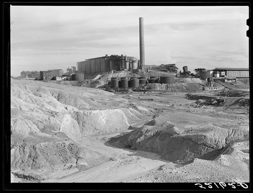 Copper mining and sulphuric acid plant. Copperhill, Tennessee
