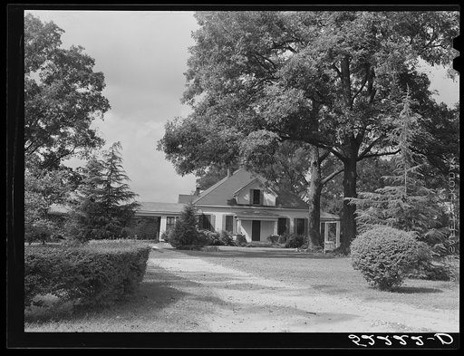 A typical plantation home. Mississippi Delta. Mississippi