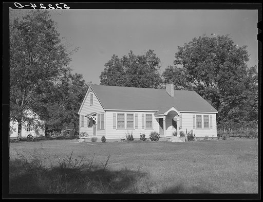Plantation manager's home. Good Hope Plantation, Mileston, Mississippi Delta. Mississippi