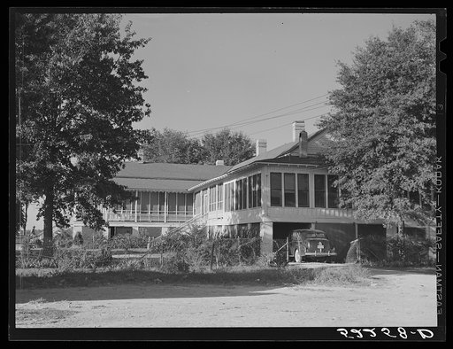 The Jones home. Marcella Plantation, Mileston, Mississippi Delta, Mississippi