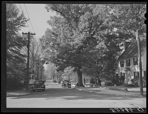 Untitled photo, possibly related to: Street in Chapel Hill, North Carolina