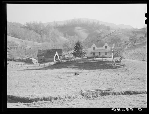 Farmhouse and barns near Asheville, North Carolina