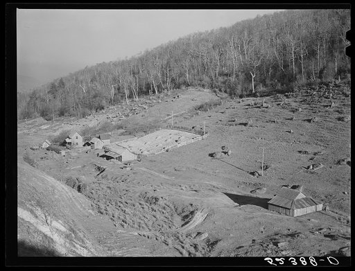 Small farm near Smokey Mountains, Tennessee