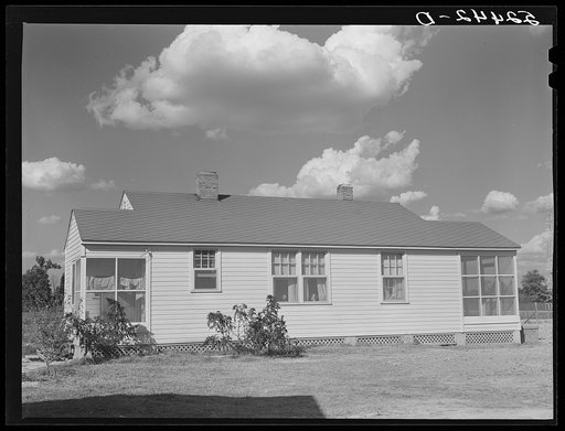 New home of tenant purchase client Mr. Crowell near Isola, Mississippi Delta