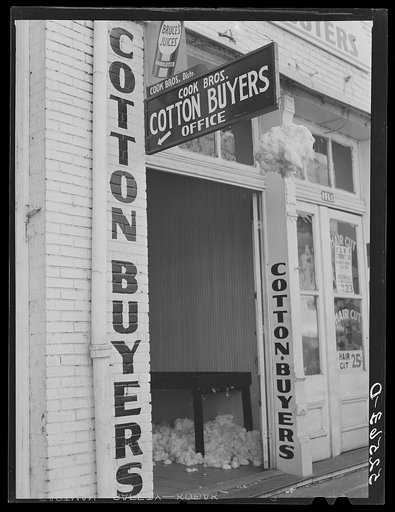 Cotton buyers office. Leland, Mississippi Delta