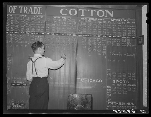 Interior of cotton broker's office. Memphis, Tennessee
