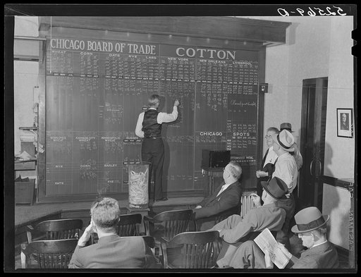 Interior of cotton broker's office. Memphis, Tennessee