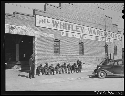 Tobacco auction warehouse. Wendell, Wake County, North Carolina