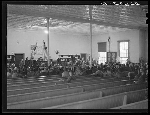Untitled photo, possibly related to: Court day in a county seat. Second day of Superior Court. Granville County Courthouse, Oxford, North Carolina