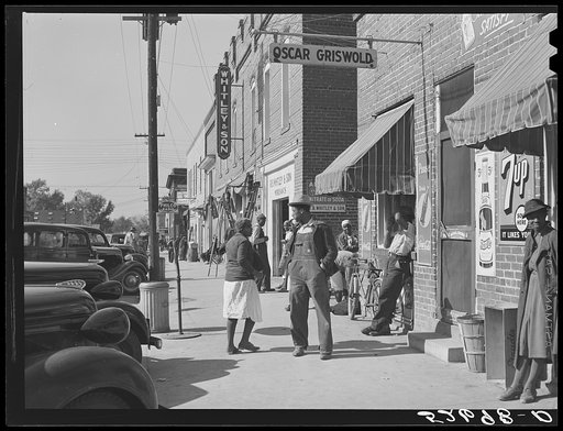 Untitled photo, possibly related to: Negroes waiting to go to work at one o'clock in warehouse and tobacco stem factory. Wendell, Wake County, North Carolina