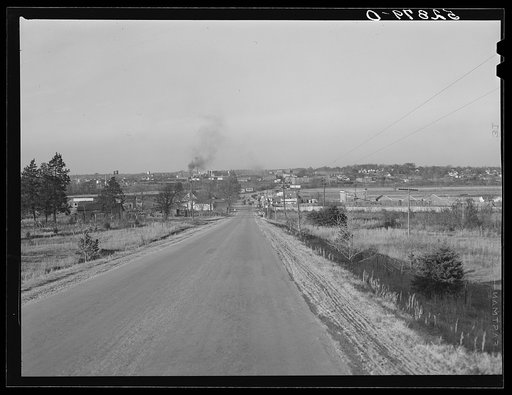 Untitled photo, possibly related to: General view of South Boston, Halifax County, Virginia