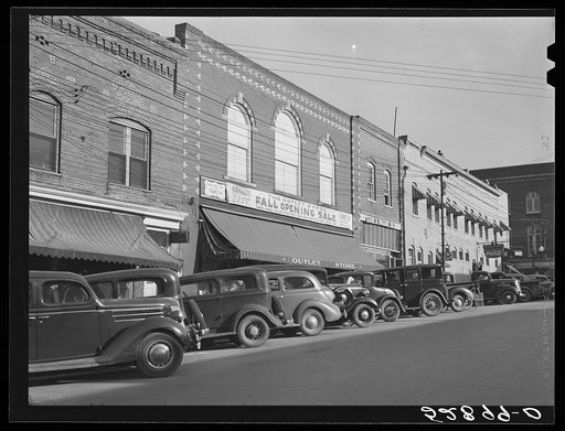 Main street in South Boston, Halifax County, Virginia