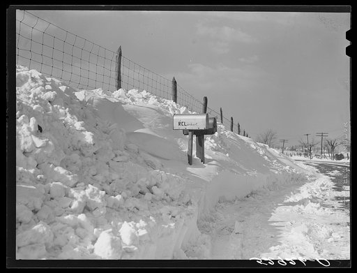 Mailboxes on highway near Frederick, Maryland