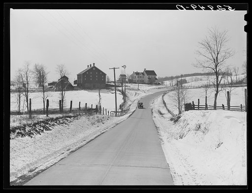 Highway near Frederick, Maryland