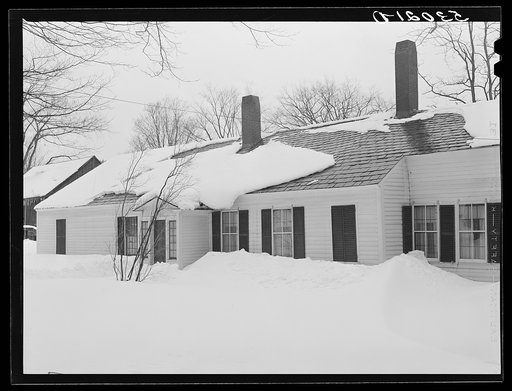 Farmhouse on main highway near Putney, Vermont