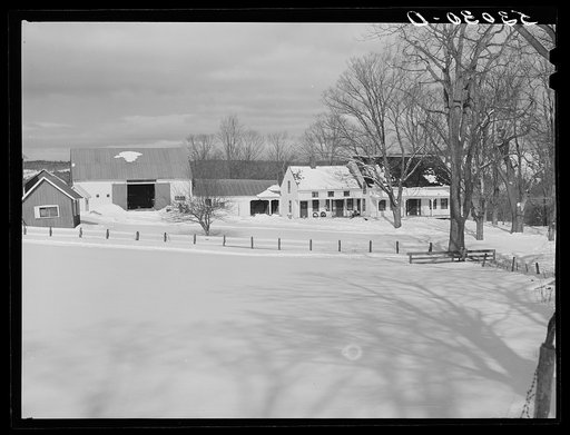 Farm of R.W. Cassidy. Putney, Vermont. He owns about two hundred acres. Has lived there about seventeen years