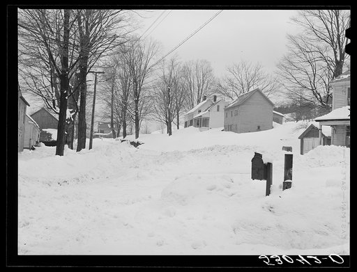 Intersection near Guilford, Windham County, Vermont