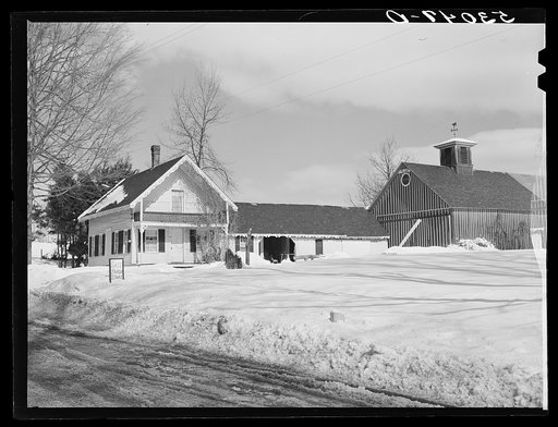 Farm on main highway near Putney, Vermont