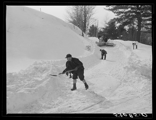 Clearing side road near Woodstock, Vermont
