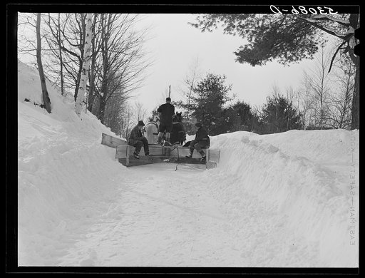 Clearing side road near Woodstock, Vermont