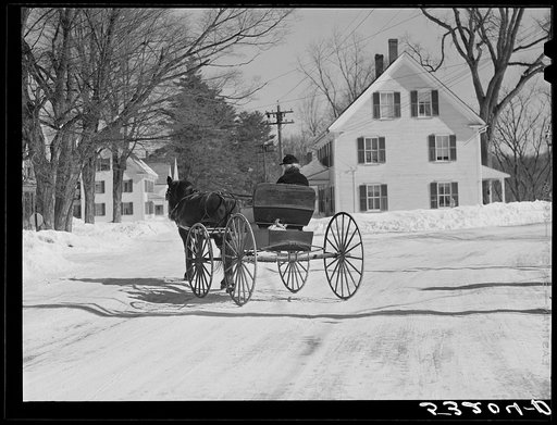 Going to town. Woodstock, Vermont