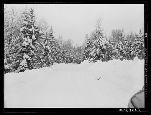 Untitled photo, possibly related to: Highway after storm near Jackson, New Hampshire
