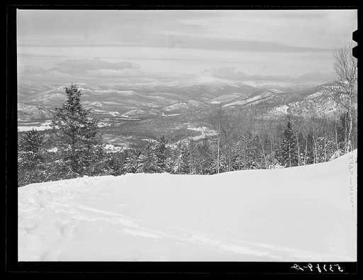 Untitled photo, possibly related to: North Conway, New Hampshire, and Presidential Range of White Mountains in distance