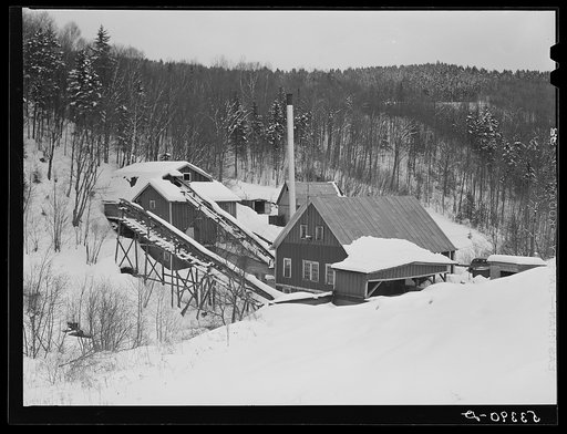 Woodworking plant near South Tamworth. New Hampshire