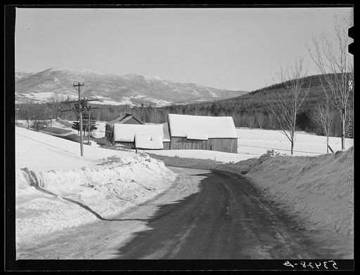 Untitled photo, possibly related to: Country roads and farms near Stowe, Vermont