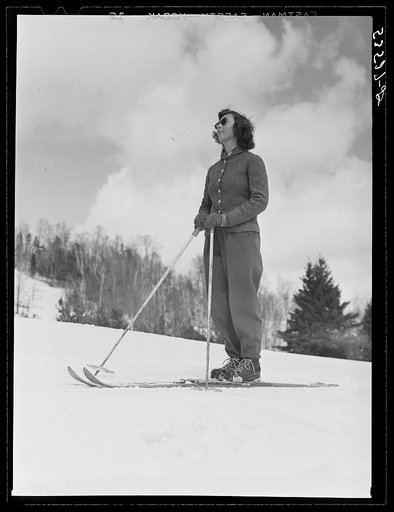 Untitled photo, possibly related to: Skiers near Franconia, New Hampshire
