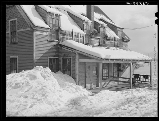 Home in Berlin, New Hampshire, paper mill town inhabited largely by French-Canadians and Scandinavians