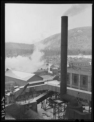 Lincoln, New Hampshire. One-industry town, home of Parker Young paper mills who employ about six hundred men
