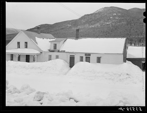 Post office and farm home. Randolph, New Hampshire