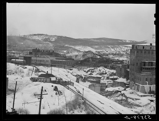 Untitled photo, possibly related to: Sulphite plant in Berlin, New Hampshire, paper mill town inhabited largely by French-Canadians and Scandinavians