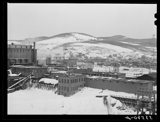 Sulphite plant in Berlin, New Hampshire, paper mill town inhabited largely by French-Canadians and Scandinavians