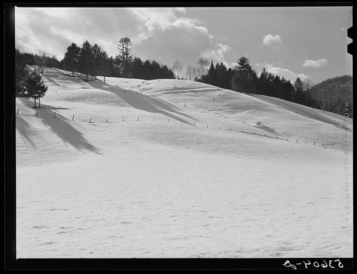 Farm and hills near Rutland, Vermont