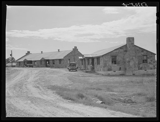 Community service center, Faulkner County, Centerville, Arkansas. Established with aid of FSA (Farm Security Administration) community and cooperative service loan (see general caption)