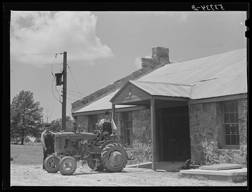 Untitled photo, possibly related to: Community service center. Faulkner County, Centerville, Arkansas