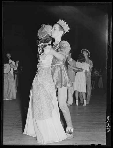 Child King dancing at cotton carnival ball. Memphis, Tennessee