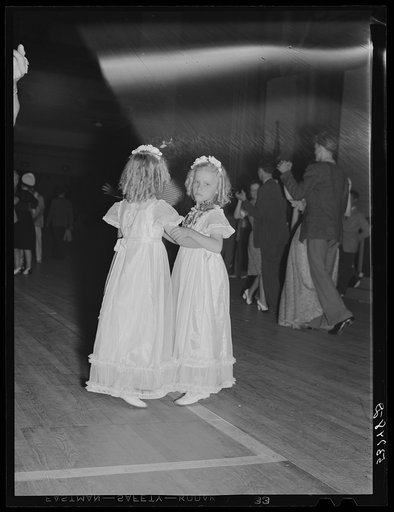 Small girls dancing at cotton carnival Ball. Memphis, Tennessee